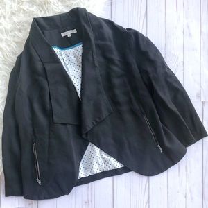 🌸41 Hawthorn Teegan Draped Black Blazer Stitchfix